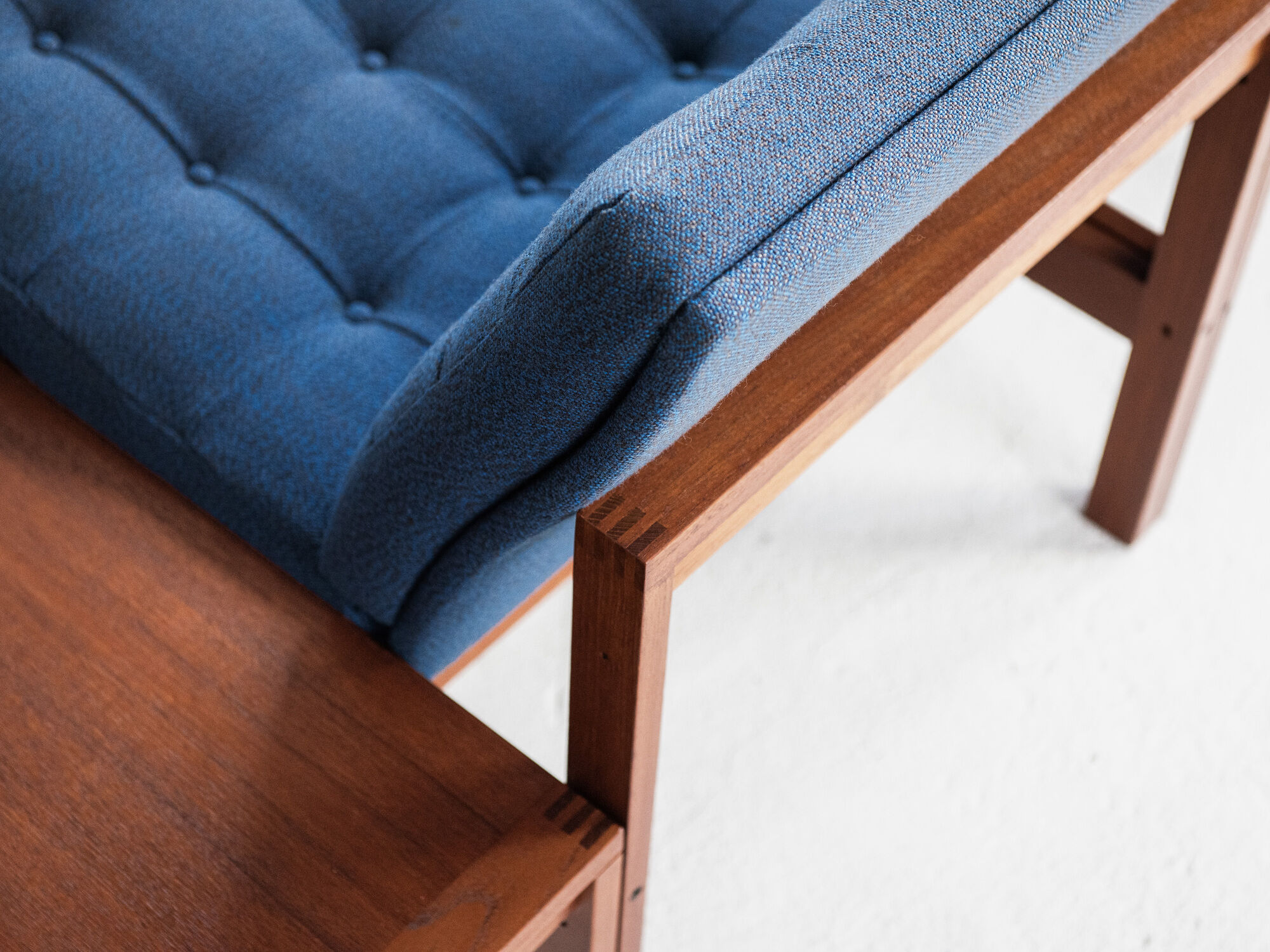 Midcentury corner sofa set in teak by Ole Gjerløv-Knudsen & Torben Lind for France & Søn