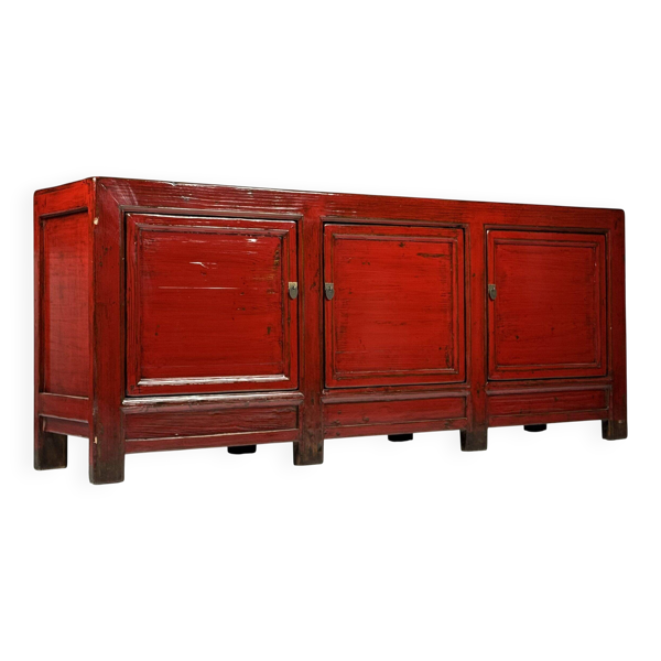 Buffet chinois rouge