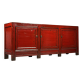 Chinese sideboard red