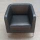 Black segis armchair