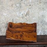 Thuja wood mail holder