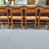 4 mulched chairs 50s