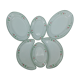 6 Pillivuyt serving dishes decorated with Liserons