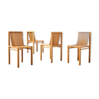 Set of 4 'Latjes' chairs by Ruud Jan Kokke  for Metaform 1986