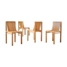 Set of 4 'Latjes' chairs by Ruud Jan Kokke  for Metaform 1986