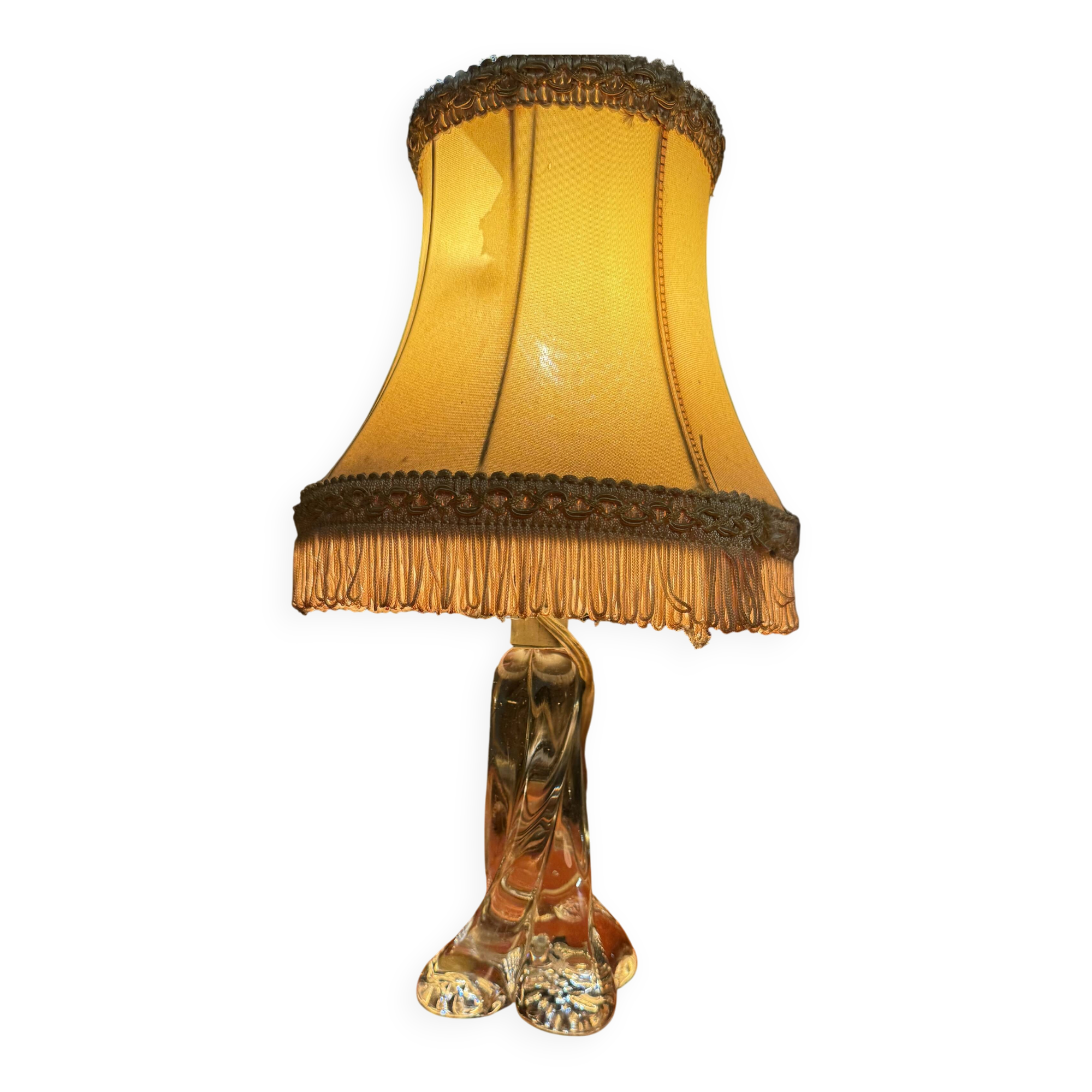 Crystal bedside lamp