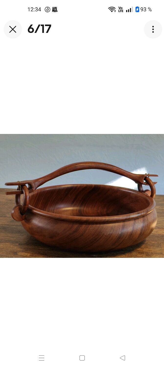 Teak salad bowl/fruit bowl from the 1960s