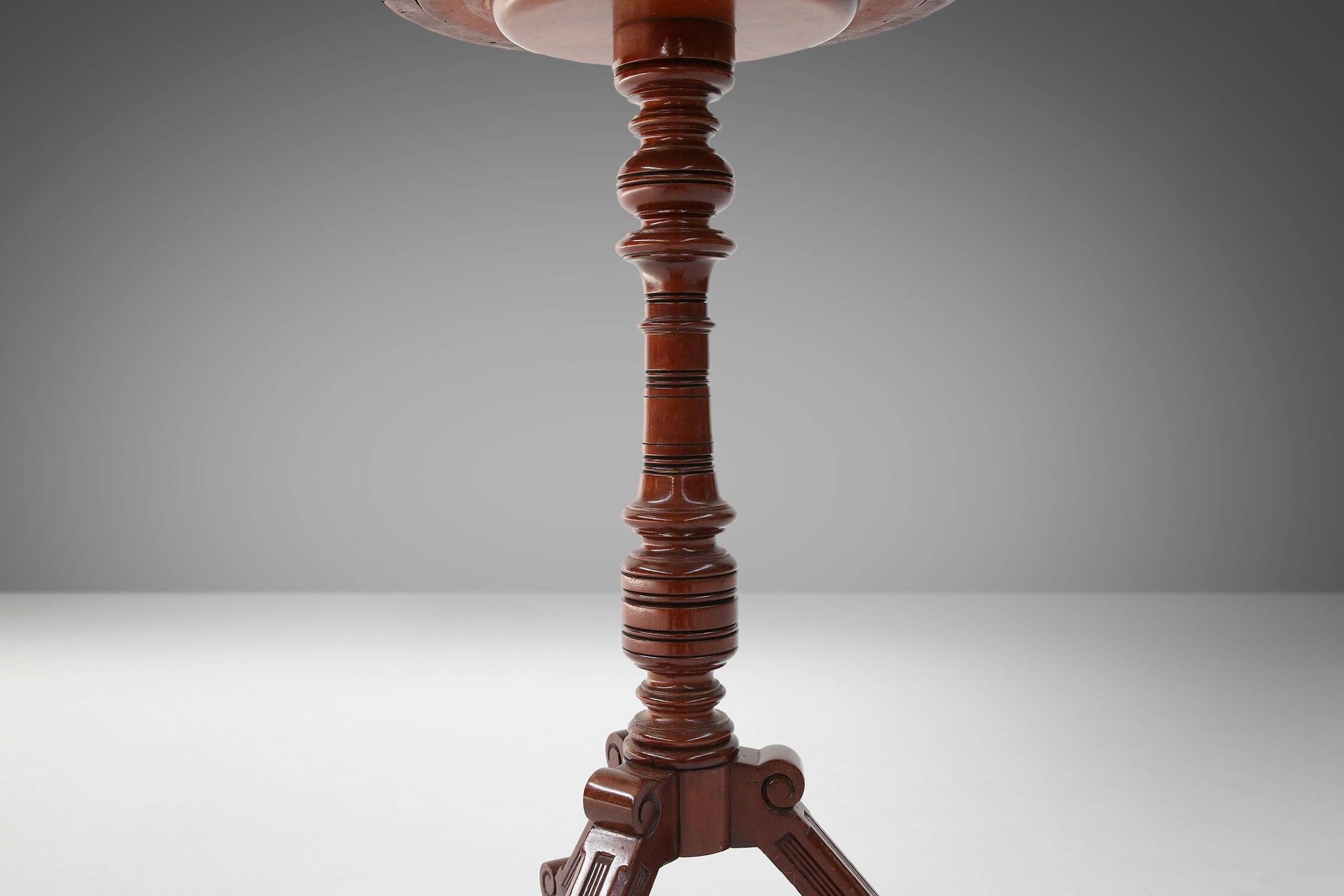 Romantic Make‑Up Mirror with Side Storage, France 1850s