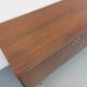 Vintage modernist enfilade in rosewood and chrome metal from the 60s and 70s.