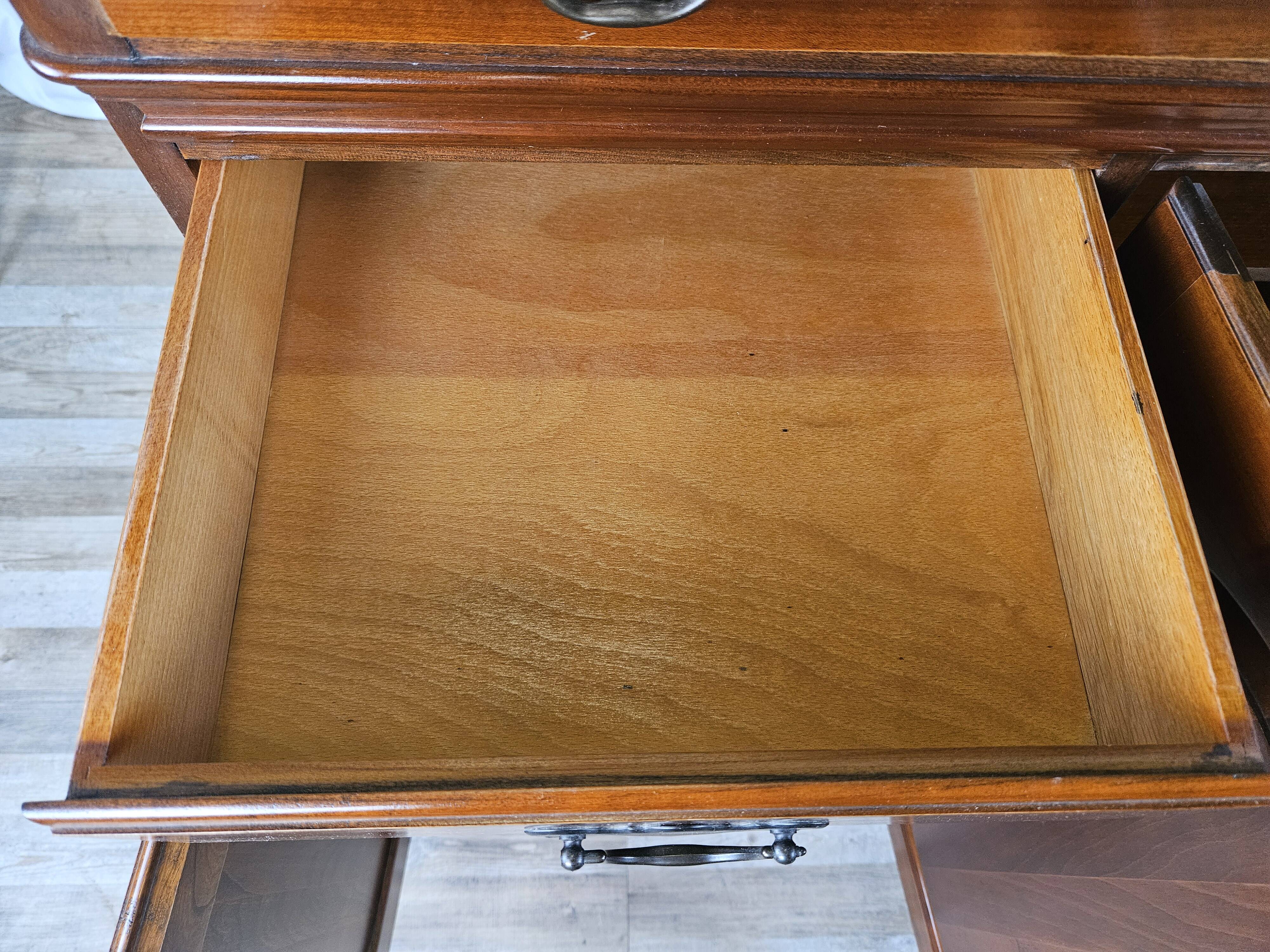 Buffet de Fantoni en massif merisier