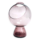 Old Rose Murano Glass Vase with a Hole, Italy
