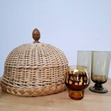 Tray and its vintage wicker bell