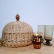 Tray and its vintage wicker bell