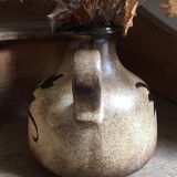 Vase with handle from the 60s stamped Scheurich Keramik