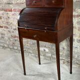 Louis XVI style mahogany cylinder desk 1900s