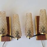 Pair of Midcentury Wall Lamps Sego Armatur, Sweden, 1960s