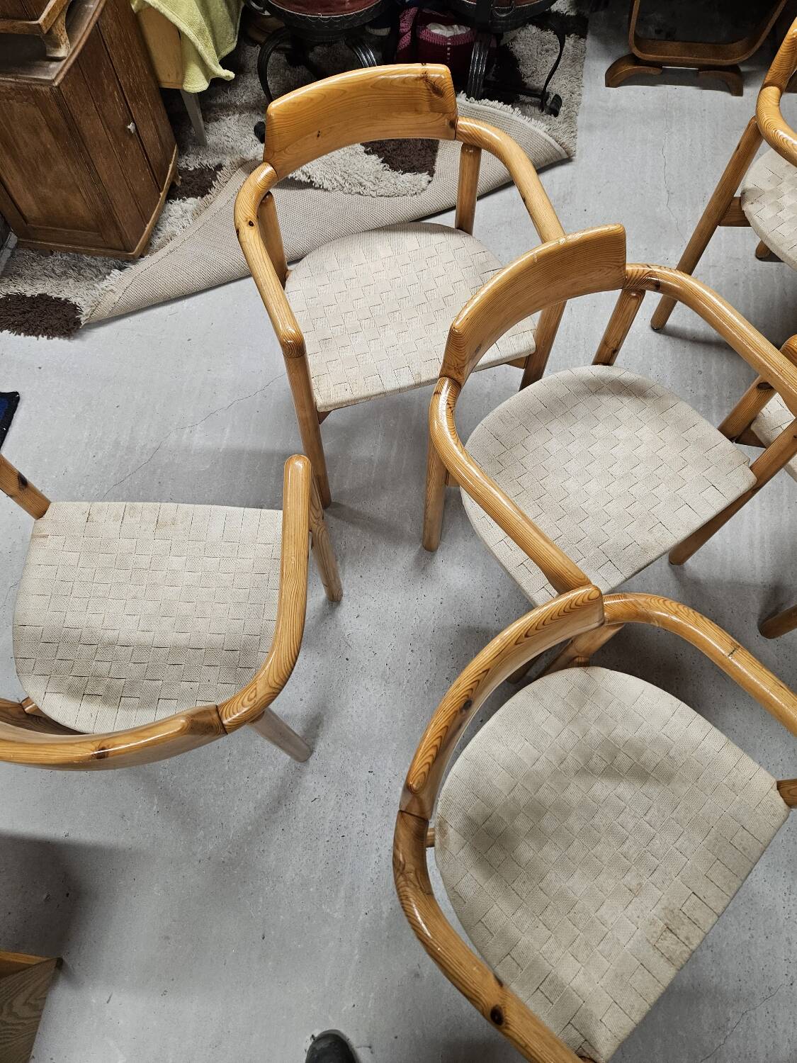 Lot of 6 Rainer Daumiller armchairs