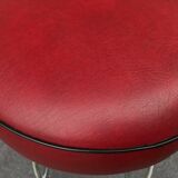 Set of 3 vintage bar stools 1960-1980