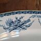 serving dish oval iron earth Longwy