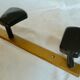 Pair of vintage metal coat racks