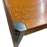 XL vintage wooden desk De Coene 'EFAC M20 Cotribel'