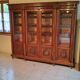 Late nineteenth century Louis XVI style library in walnut