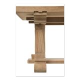 Raw wood high table