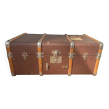 Leather Wood Trunk