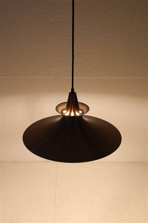 Mid-century pendant lamp / copper / aluminium / Danish modern design / 1960s / 1970s