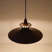 Mid-century pendant lamp / copper / aluminium / Danish modern design / 1960s / 1970s