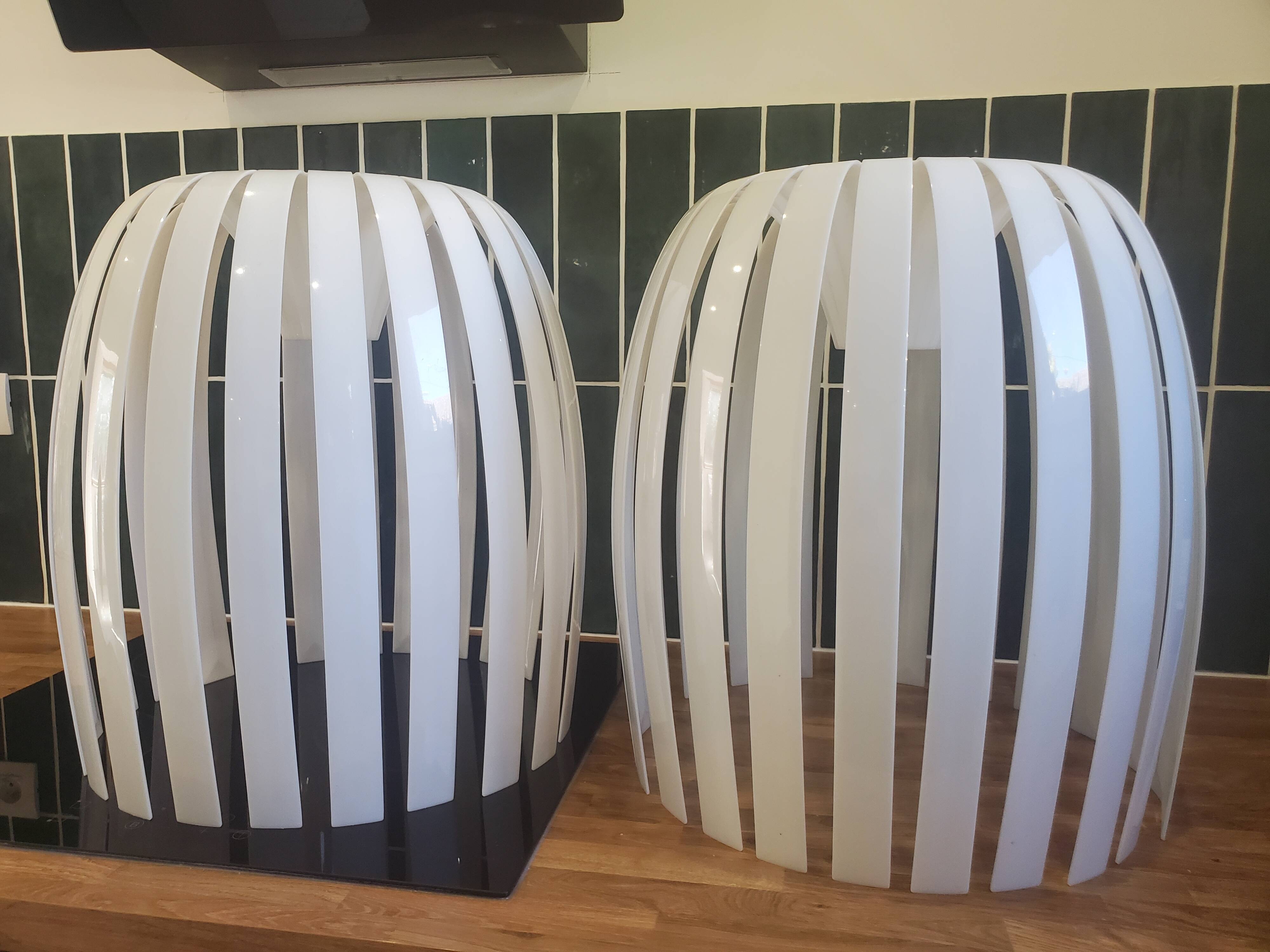 Paire of Koziol Josephine L lampshades