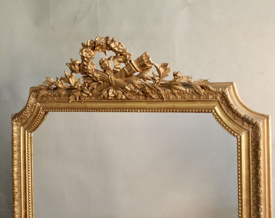 Golden Mirror with Fronton