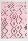 7x10 Light Pink Super Soft Moroccan Kilim Rug, 208x300Cm