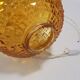 Amber glass lamp