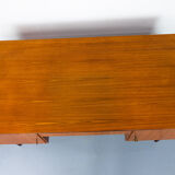 Freestanding vintage teak desk 1960s