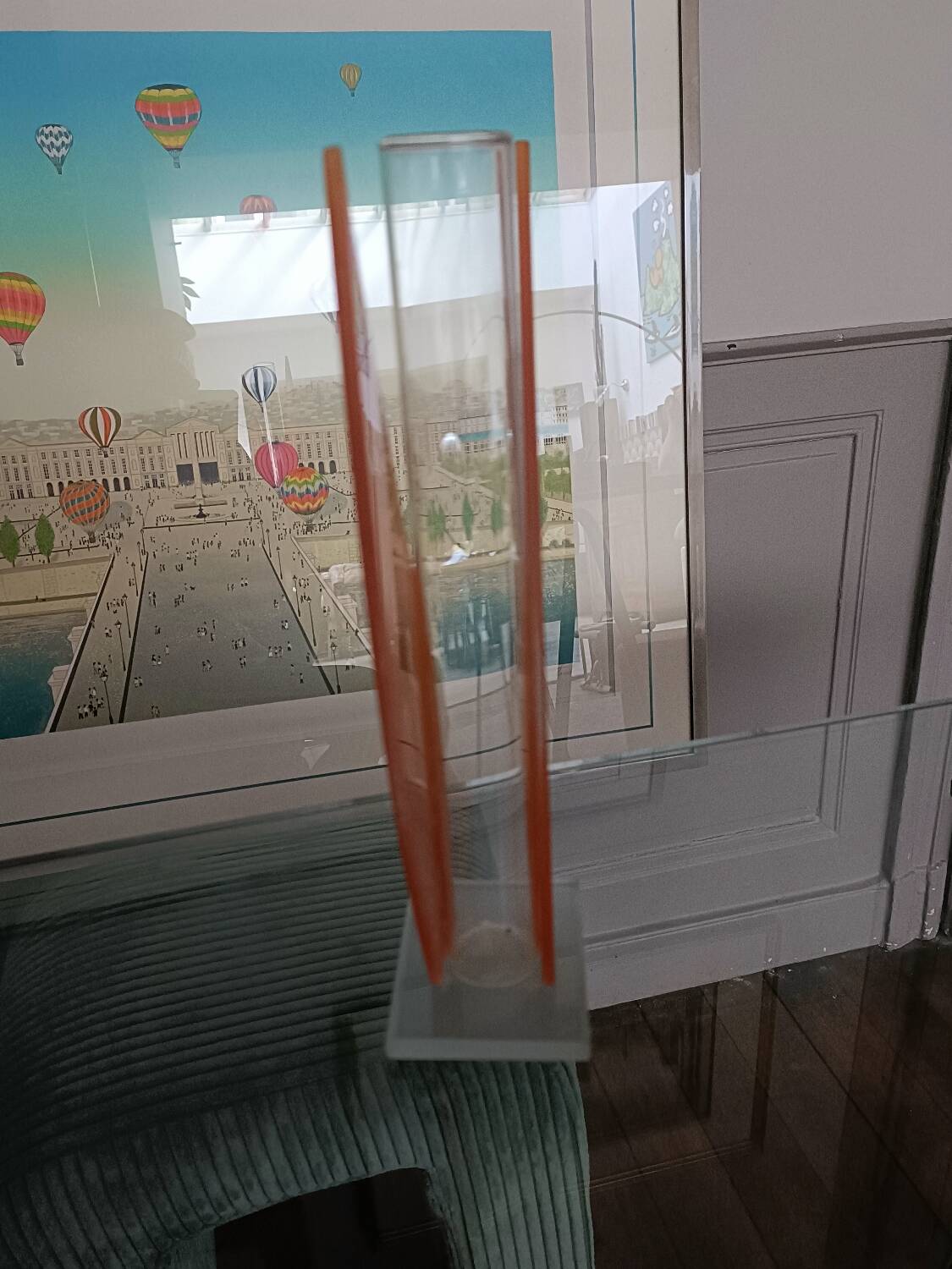 Vintage orange soliflore