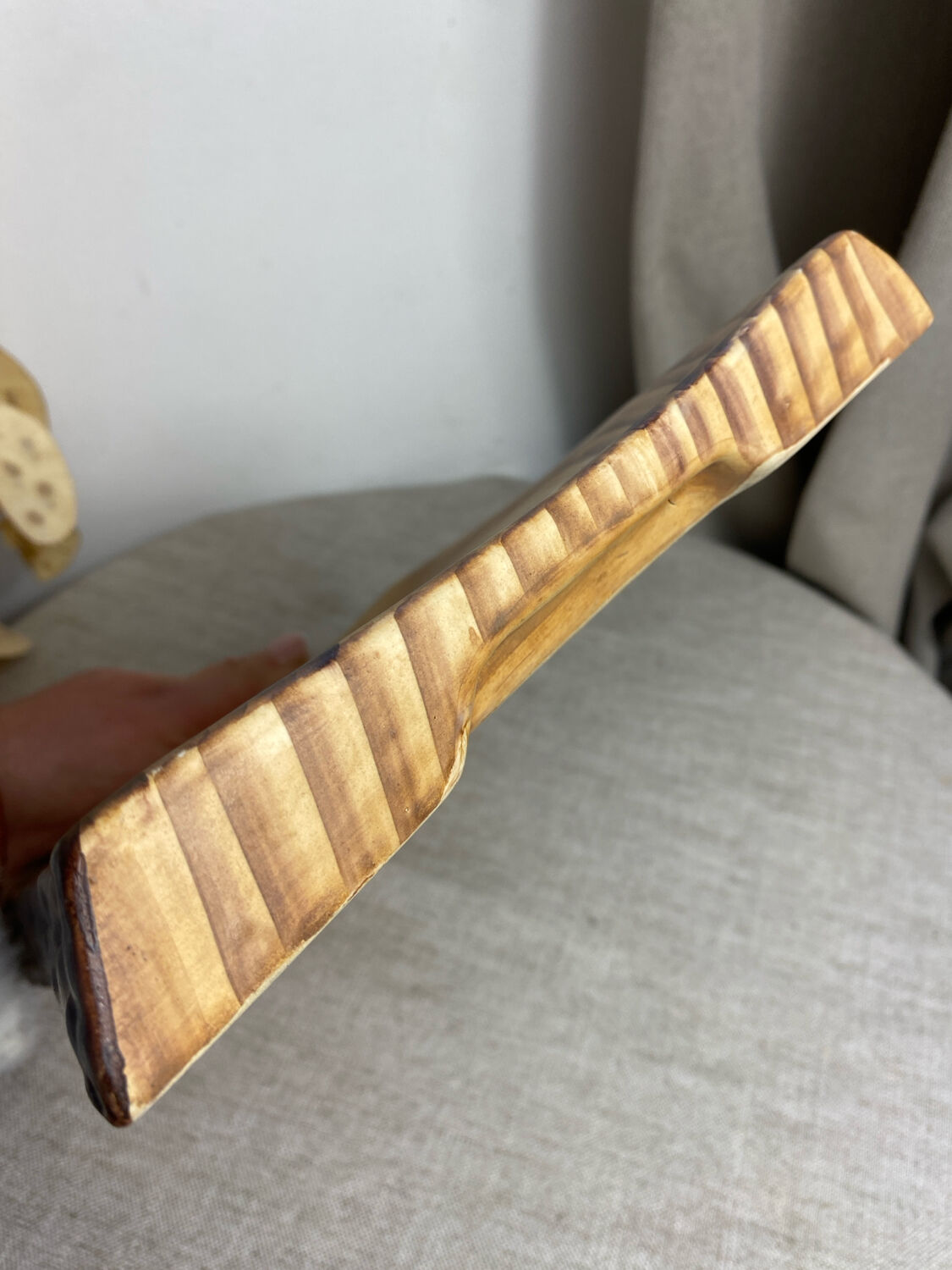 Ceramic dish, Grandjean, Vallauris