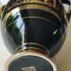 Vase Amphore Grec forme boule. Signé Kratimenos..scènes de vie mythologie Grecques , inclusions or 24 carats. Haut 21 cm