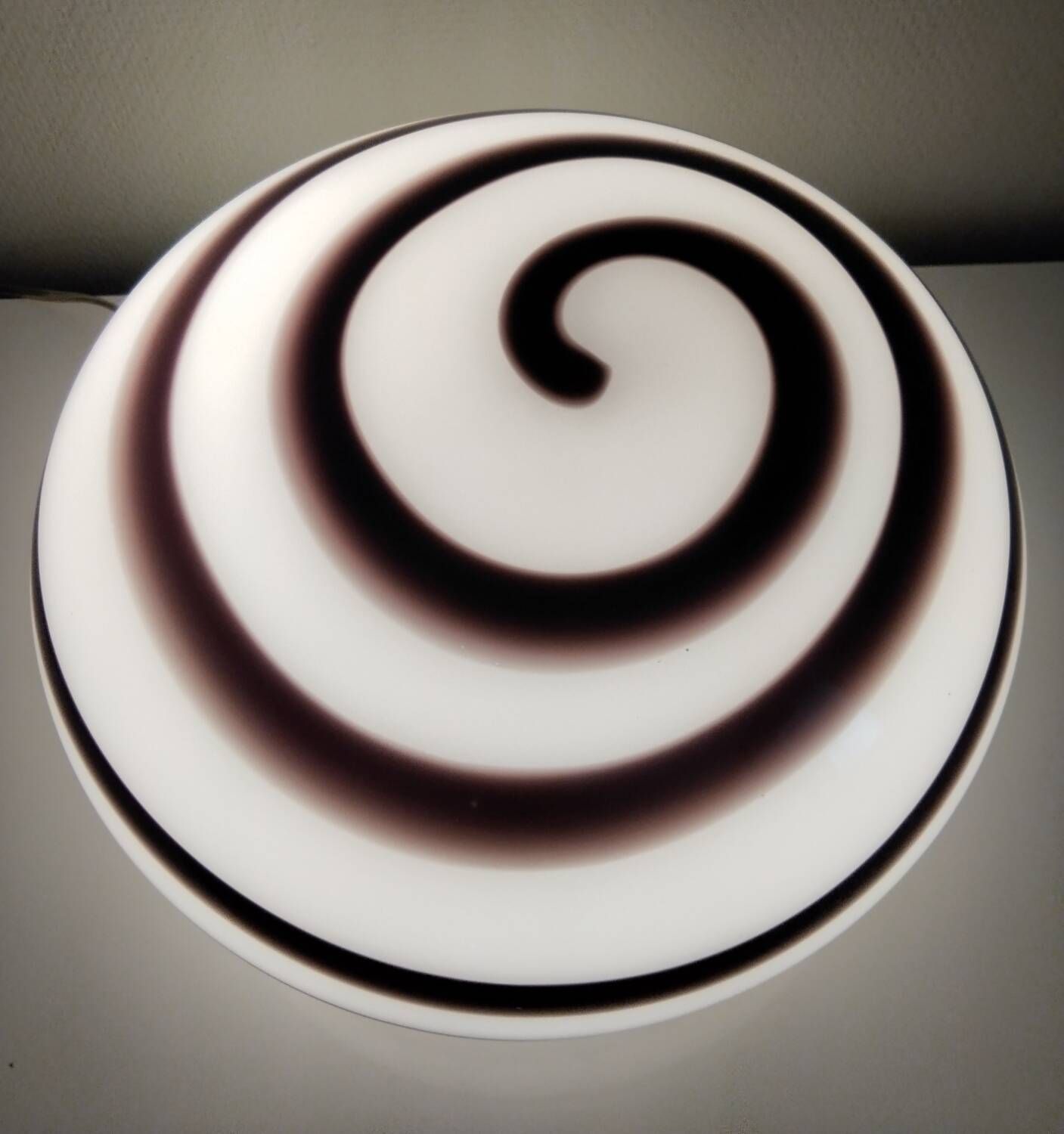 Zebra Swirl Lamp