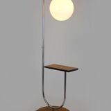 Lampadaire Art Déco Bauhaus restauré par Jindrich Halabala, 1940s