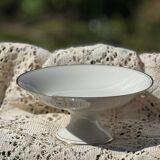 Porcelain fruit bowl, gilded