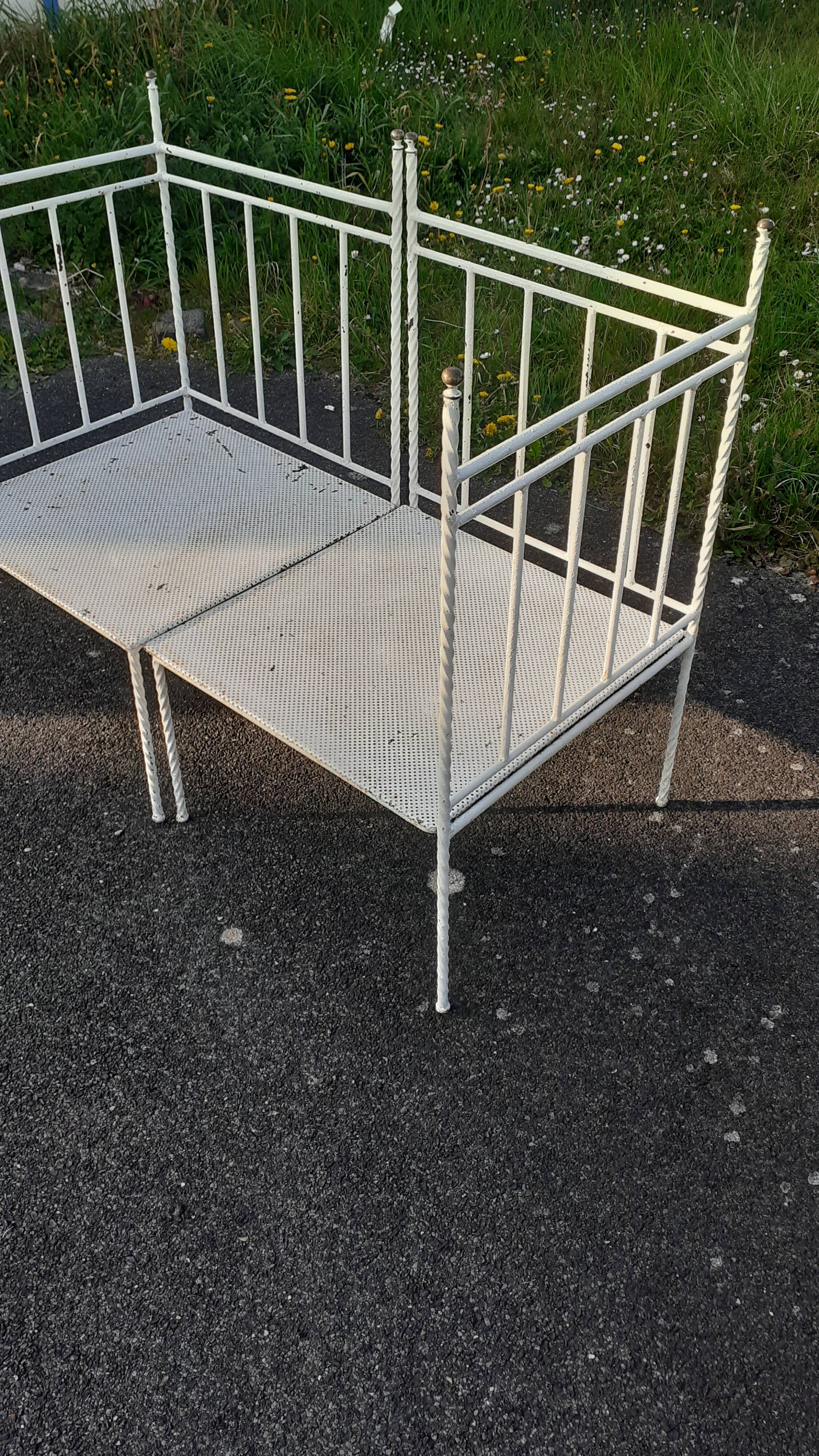 Iron garden chairs