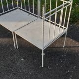 Chaises de jardin en fer