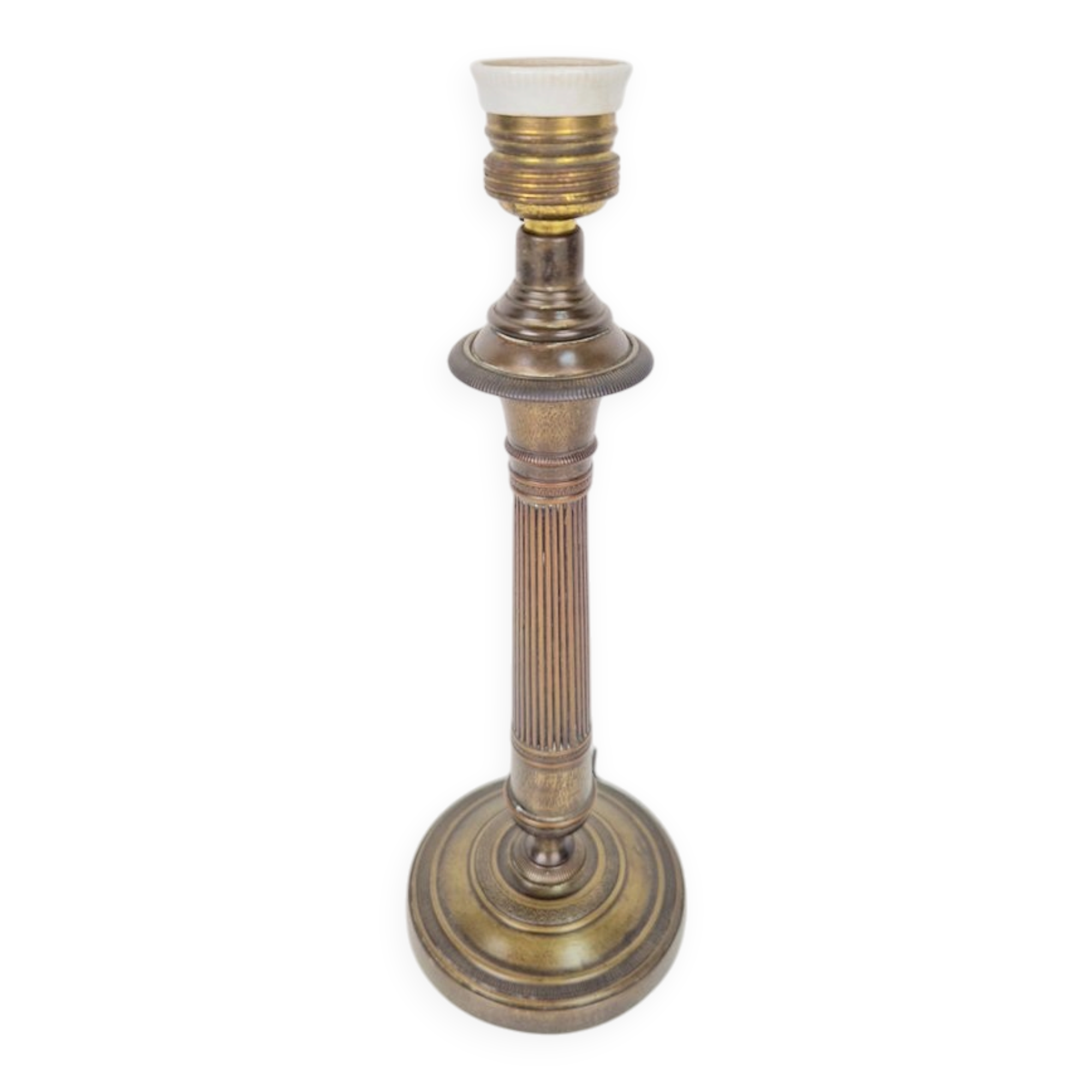 Vintage Empire Bronze Table Lamp, France, 1890s