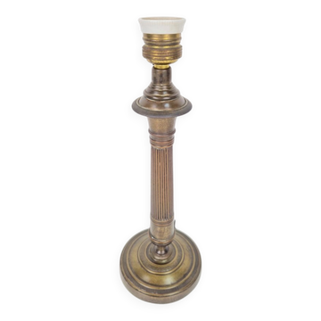 Vintage Empire Bronze Table Lamp, France, 1890s