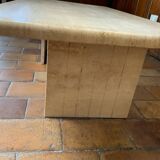 Travertine coffee table