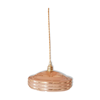 Vintage golden pink opaline