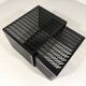 Black perforated steel nesting tables Italy 1980’s