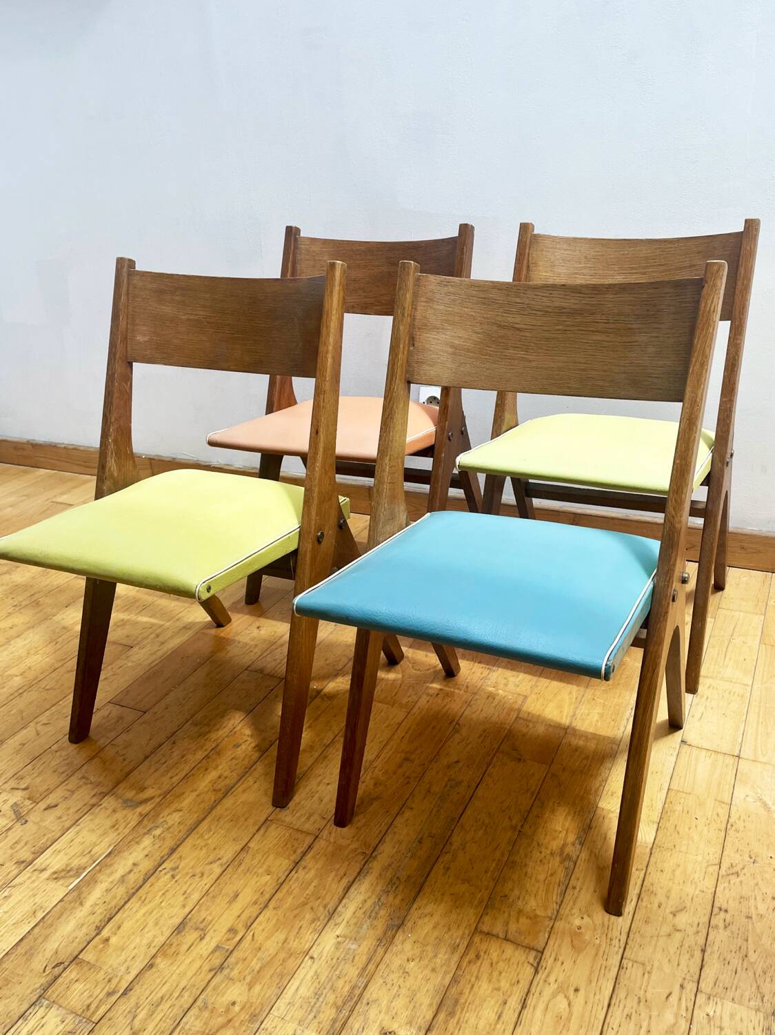 Set of 4 chairs by René-Jean Caillette