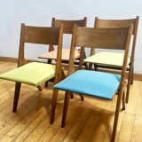 Set of 4 chairs by René-Jean Caillette